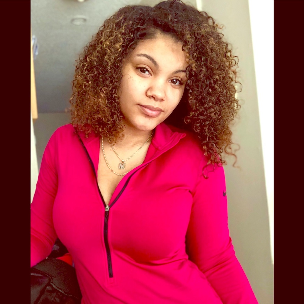 Pink Nike pullover
